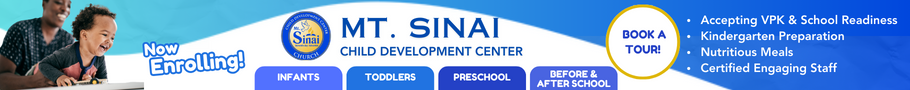 Check out Mt. Sinai Child Development Center for your child care needs.