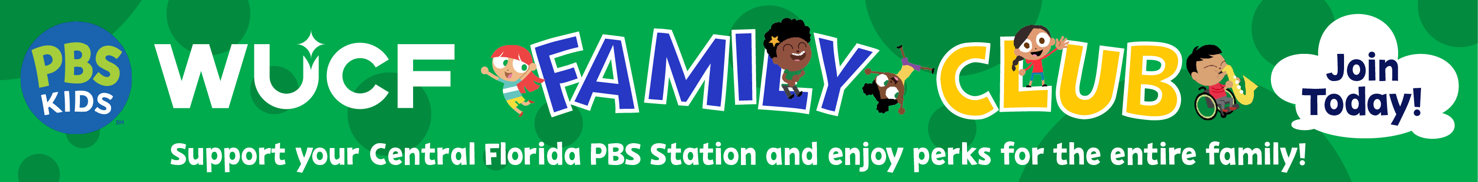 Join the Brand-New WUCF PBS Family Club!