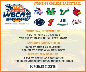 Women’s College Basketball is Coming to Disney November 21-24th at ESPN Wide World of Sports Complex