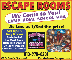 We Bring the Experience and the Thrill of Escape Rooms at Your Place at 1/3 the cost!