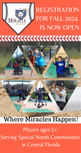 Join the The Central Florida Miracle League Community for Fall Baseball Registration 