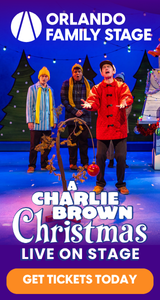See A Charlie Brown Christmas: Live On Stage at Orlando Family Stage November 24-December 23rd!