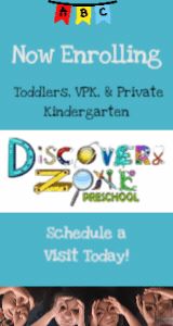 NOW Enrolling!  Check out Discovery Zone Preschool