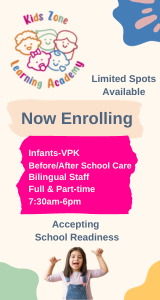 Check out The Kids Zone for your child care needs