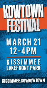 Don't miss the City of Kissimmee's Kowtown Festival on March 23rd