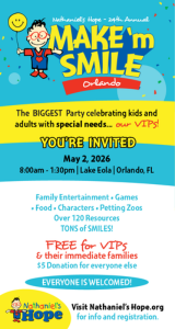 Don't miss the 24th annual Make M Smile event on May 2nd!  Fun4OrlandoKids! will be there!