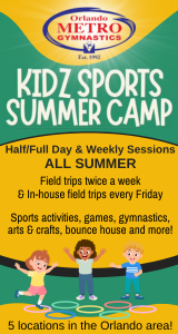 Orlando Metro Gymnastics Kidz Sports Day Camp