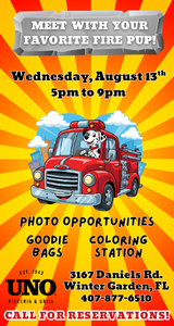 Meet & Greet with Marshall from Paw Patrol! at UNO Winter Garden on August 13th
