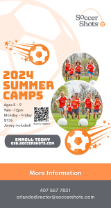 Check out Soccer Shots Summer Camp!