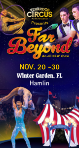 Get your tickets for Venardos Circus in Winter Garden, November 20-30th!