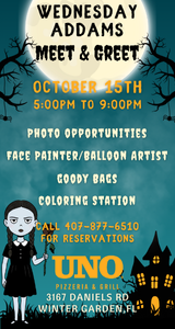 Head over to UNO Pizzeria in Winter Garden for Meet & Greet