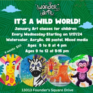 Avalon Arts Center's Wonder Arte Classes - Fun 4 Orlando Kids