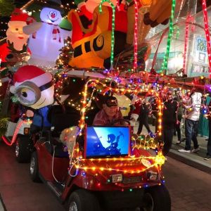 Old Town's Holiday Golf Cart Parade