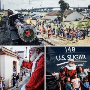 Sugar Express Steam Locomotive North Pole Rides