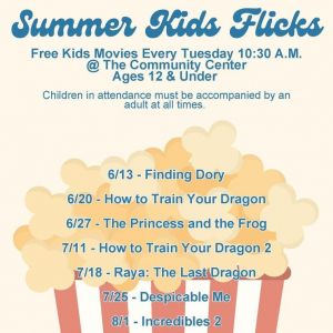 City of St. Cloud's Free Summer Kids Flicks