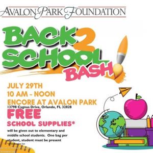 Avalon Park's Back 2 School Bash