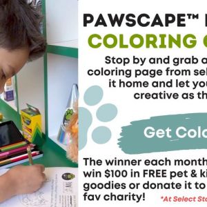 All 4 Pets Belle Isle's PAWscape™ Coloring Monthly Contest