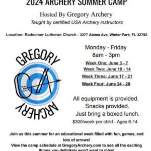 Gregory Archery's Summer Camp