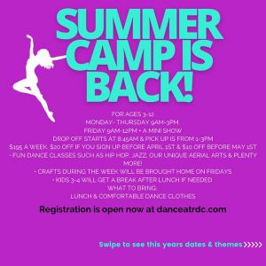 Revolutions Dance Company Summer Camp