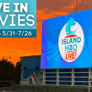 Island H2O Water Park's Dive-in Movie Night
