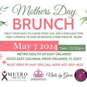 Metro Health's Mother's Day Brunch & Bingo (free)