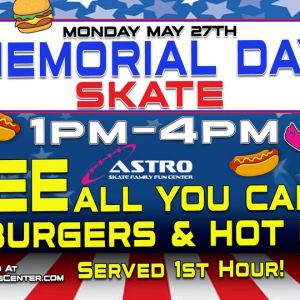 Astro Skate's Memorial Day Specials