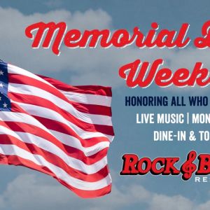 Rock & Brews Memorial Weekend Specials