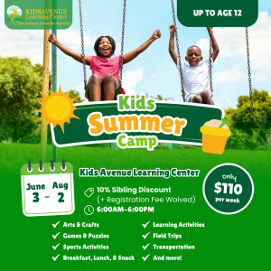 Kids Avenue Learning Center Summer Camp