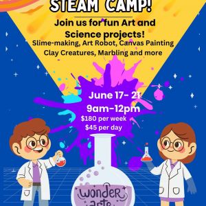 Wonder Arte Mad Science & Space STEAM Camp