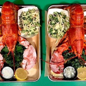 The Current Seafood Counter's Live Lobsters from Maine