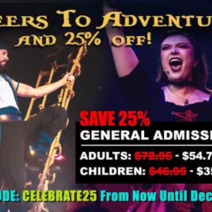 Pirates Dinner Adventure's - Save 25%