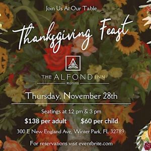 Alfond Inn's Thanksgiving Feast