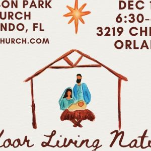 Audubon Park Church's Outdoor Living Nativity