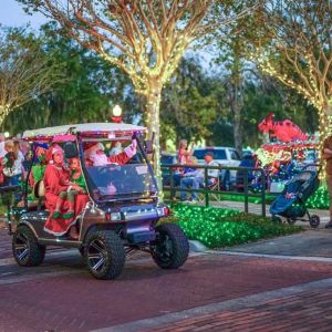 WOJSL's Christmas Golf Cart Parade