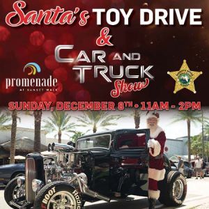 Sunset Walk's Toy Drive with Santa