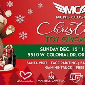 Men's Closet's Christmas Toy Giveaway