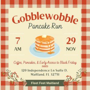 Fleet Feet's Gobblewobble Pancake Run