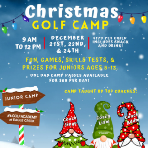 Eagle Creek Golf Club's Winter Break Camp