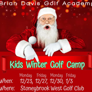 Brian Davis Golf Academy's Winter Break Camp