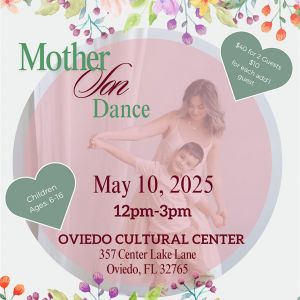 City of Oviedo's Mother Son Dance