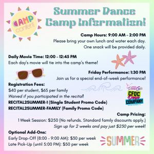 Central Florida Dance Center's Summer Camp