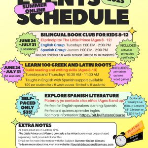 Summer Words & Wonders: Roots, Reading, and Poetics with Platero