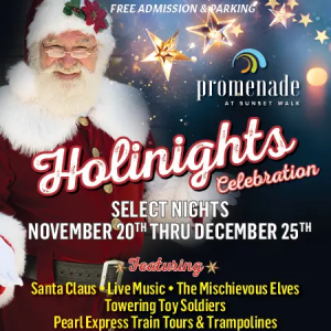 Sunset Walk's Holinights Celebration