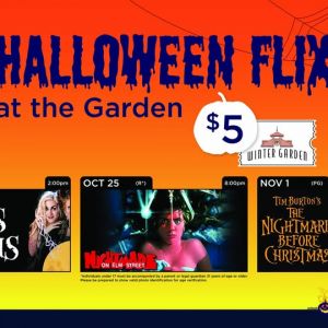 Halloween FLIX in the Garden