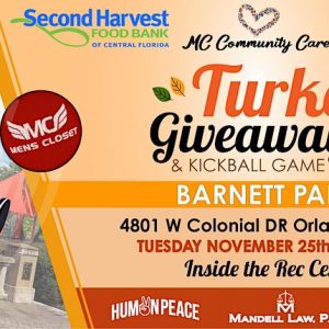 Men's Closet's Turkey Giveaway & Community Kickball