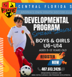 Central Florida Soccer Club's Spring Season