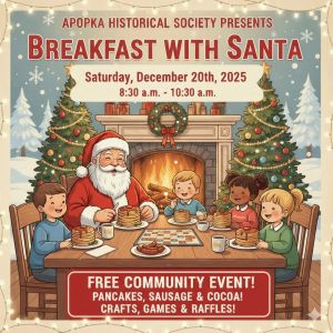 Apopka Museum's Breakfast with Santa (FREE)