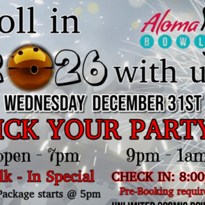 Aloma Bowl's New Years Eve Party