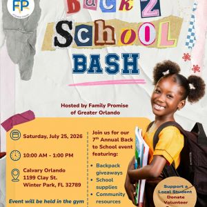 Family Promise of Greater Orlando's Back to School Bash